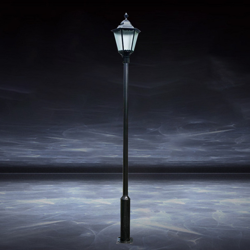 3米庭院灯小区路灯灯头户外景观灯灯罩防水草坪灯led道路高杆灯杆