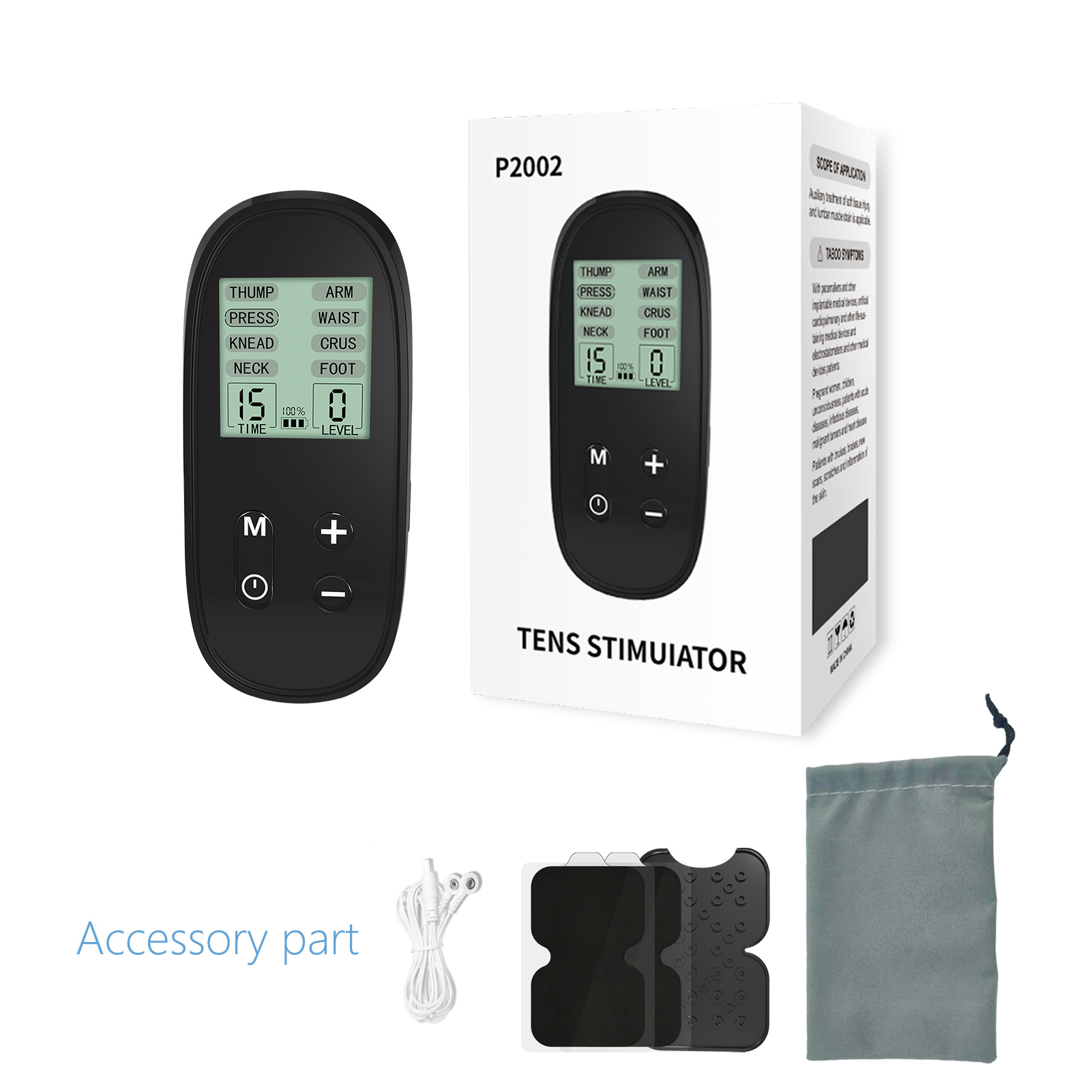 Exclusive for Cross-Border Household Portable EMS Massage Instrument Massager Full Body Simulation Technique Massage Acupuncture