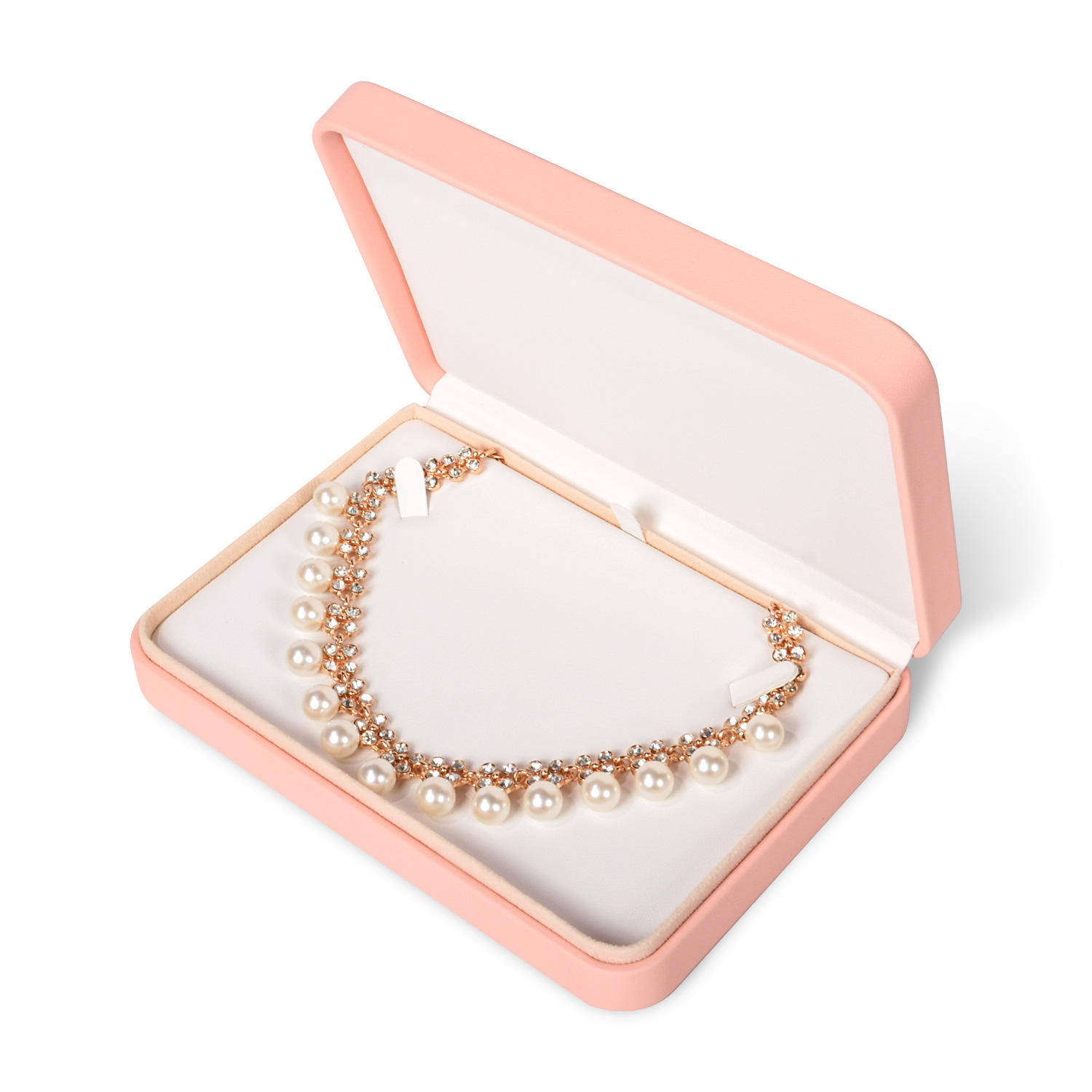 源头工厂设计订做高端饰品项链包装首饰盒大黄金钻石珍珠项链盒子