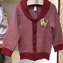 现货韩版童装国内专柜外贸尾单男婴童2色针织毛衣开衫PBCK74811M