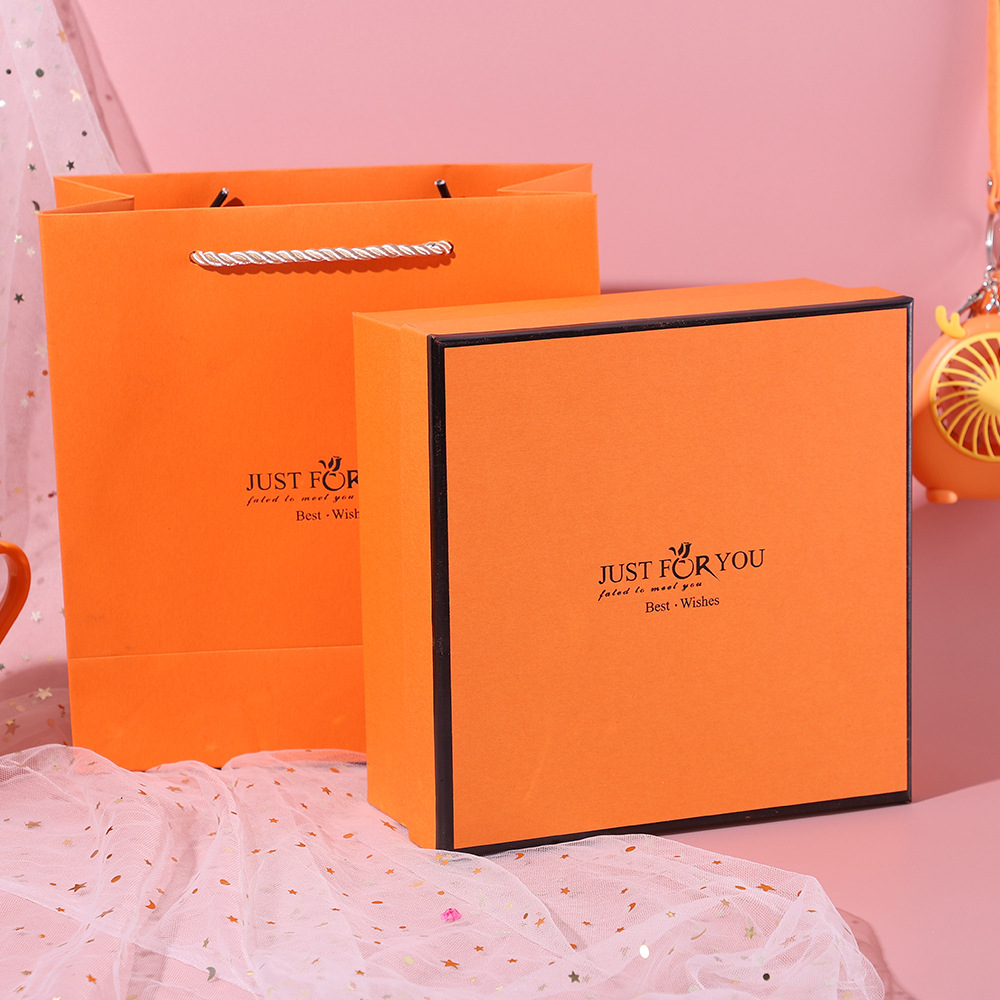 母亲节护士节520礼盒 结婚伴手礼盒电风扇杯子毛巾生日礼物包装盒