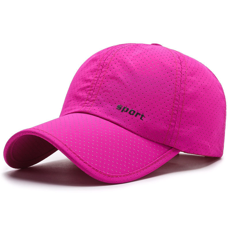 Hat Men's Spring and Summer Quick-Drying Baseball Cap Women's Outdoor Casual Sun-Proof Breathable Fishing Sunshade Peaked Cap Wholesale