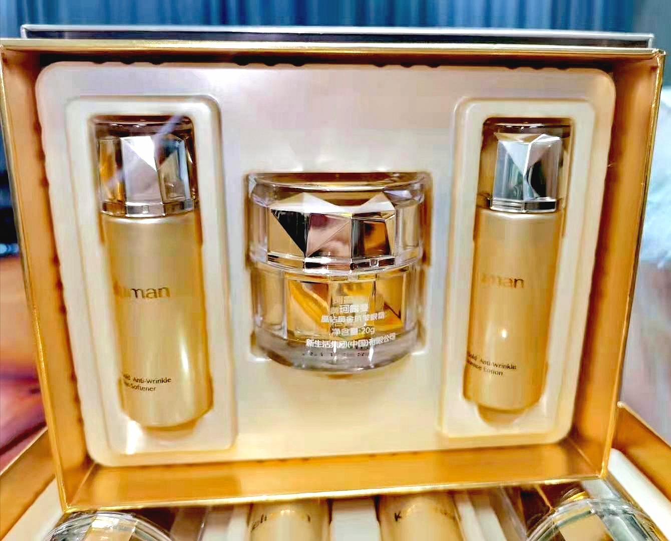 新生活珂露曼晶钻黄金抗皱眼霜20g内赠30ml2