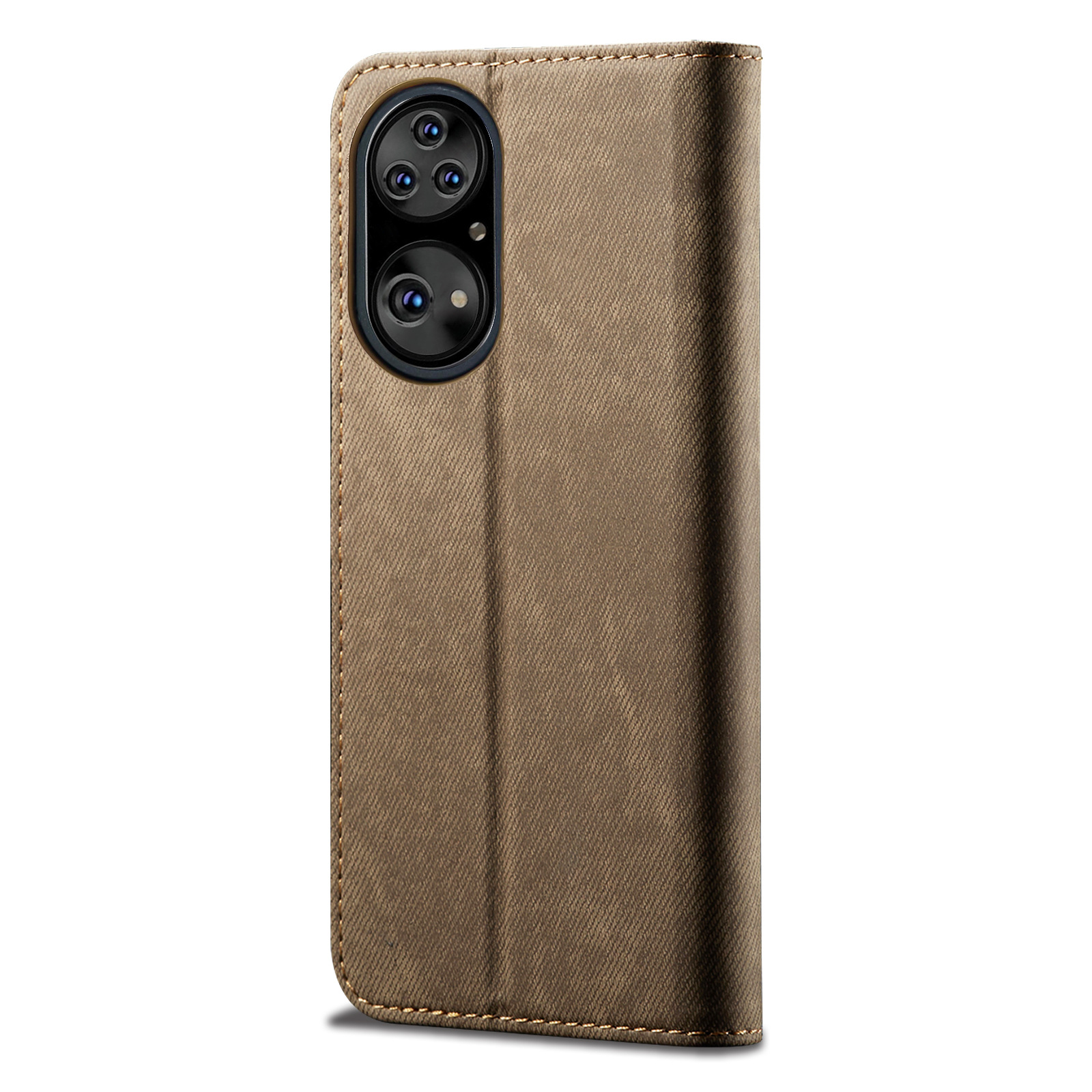 适用华为p50翻盖式手机皮套nova8插卡保护壳psmart s手机壳畅想10
