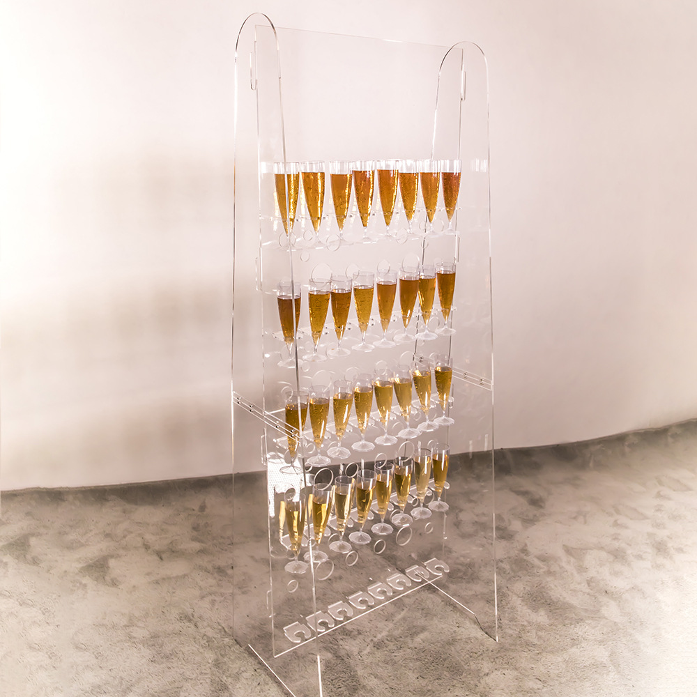 婚庆香槟塔订婚酒塔道具高透亮亚克力台杯塔开业庆典亚克力酒架