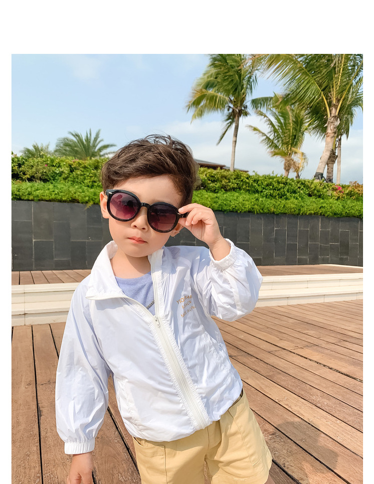 儿童防晒衣夏季薄款男宝宝空调服2021新款童装小童夏装男童外套潮