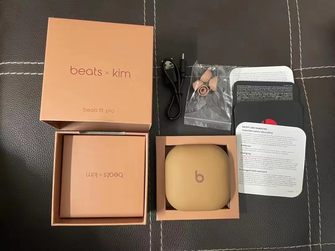 beats x kim顶配卡戴珊联名beats fit pro真无线蓝牙耳机主动降噪