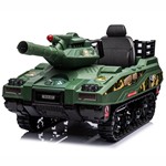 新款坦克儿童电动车可坐人玩具车履带原地调头越野宝宝电动汽车