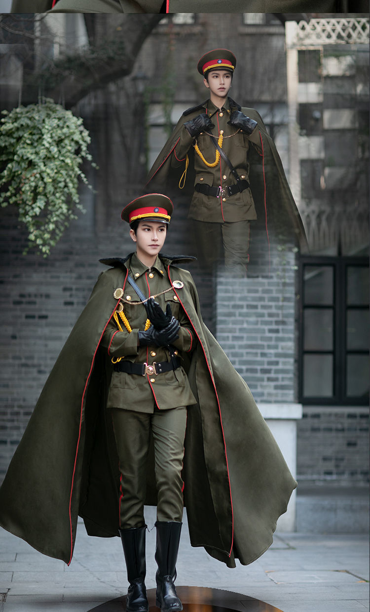 军阀装大帅服军装老九张大佛爷同款军阀装表演服cosplay服套装