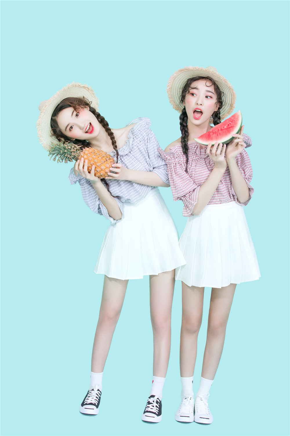 影楼闺蜜主题写真服装新款韩版小清新姐妹艺术摄影工作室服饰