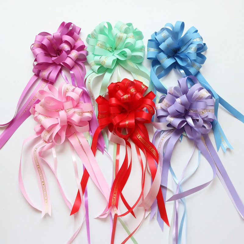 wedding decoration supplies wedding car spherical handmade flower wedding ceremony layout ribbon ribbon ball garland