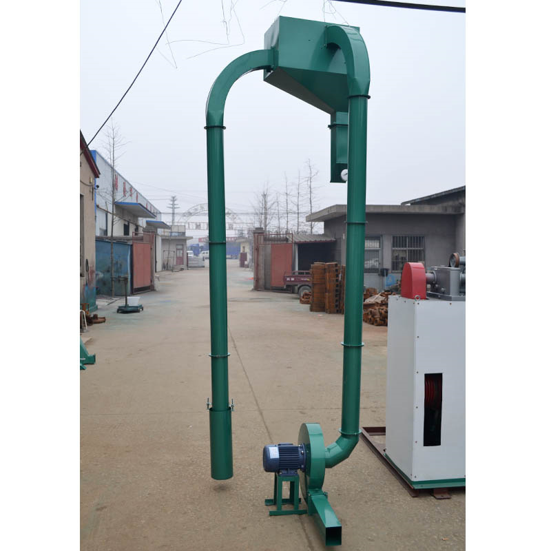 风吸式提升机商用碾米砻谷配套上料机 风式提升机 风送吸料机