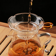 台湾玻璃茶漏茶滤创意茶叶过滤网泡茶器茶隔漏斗茶具配件滤茶器