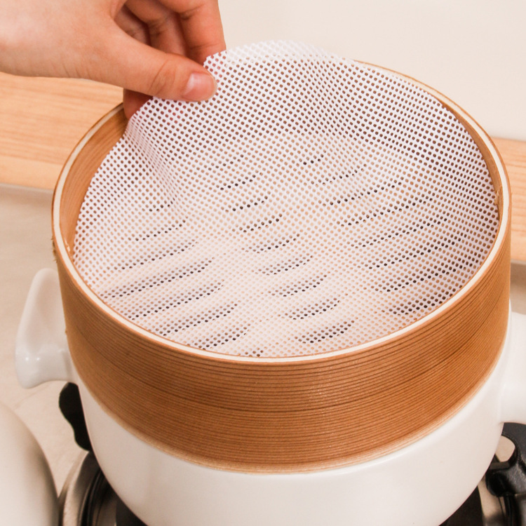 食品级硅胶垫蒸包子馒头家用纸垫子不粘蒸笼垫屉布不沾蒸笼布垫布