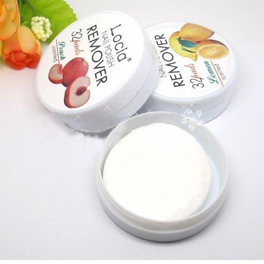 BK Disposable Luqiya Nail Polish Removing Tissue Fruit Flavor Moisturizing Nail Polish Remover Nail Remover Patch Cleaning Cotton Factory Wholesale