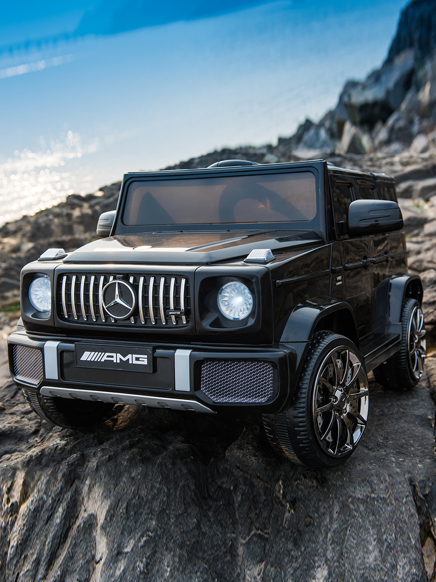 奔驰大g婴儿童电动车四轮遥控可坐小孩越野童车宝宝玩具车可坐人