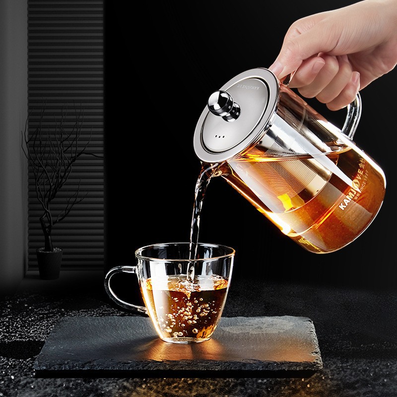 a-01  a-03金灶正品飘逸杯玻璃茶具过滤  耐高温茶道杯花茶泡茶壶