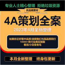 4A活动推广例营销全案提案策划定位传播策略ppt品牌广告公司方案