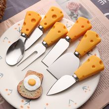 奶酪芝士刀水果刀叉勺子创意可爱西餐餐具黄油吐司果酱抹酱刀套装