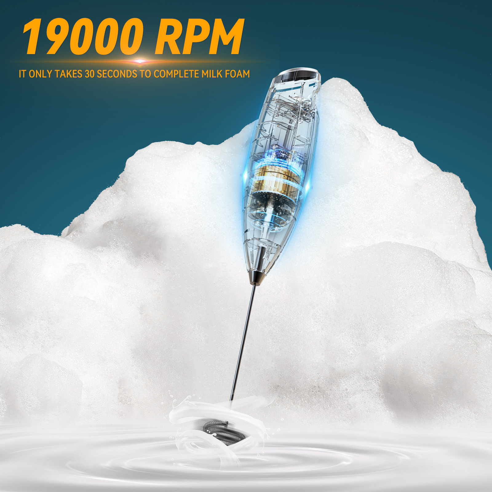 household manual stainless steel eggbeater handheld blender factory wholesale crack the egg stirring rod cream egg-breaking machine