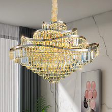 客厅水晶吊灯新款大气现代简约轻奢饭厅餐厅灯欧式主卧室创意灯具