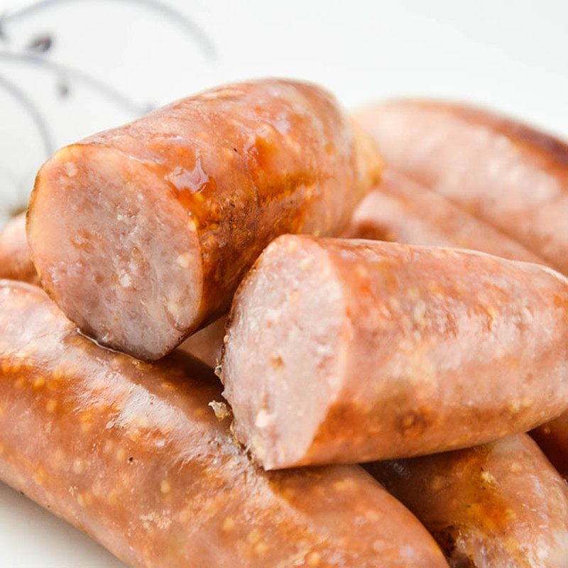 如祥飞鱼卵香肠500g烤肉店食材厂家货源批发鱼籽肠日料食材