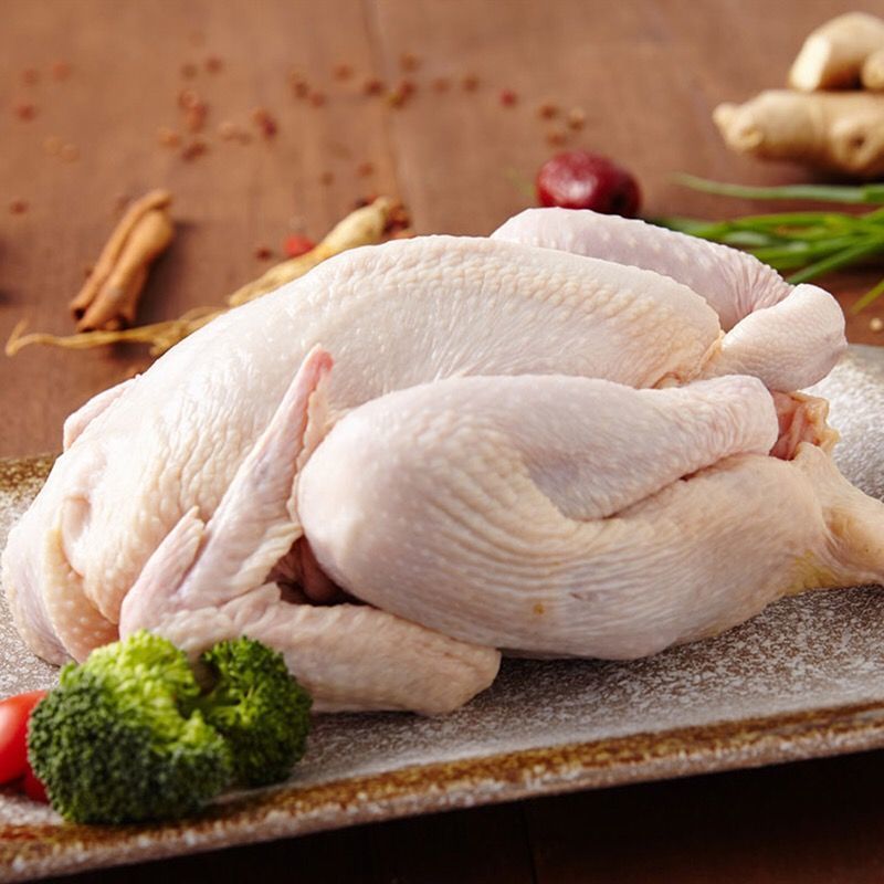 正宗三黄鸡童子鸡散养土鸡走地鸡鲜冻净膛整鸡4/5只批发鸡肉食材