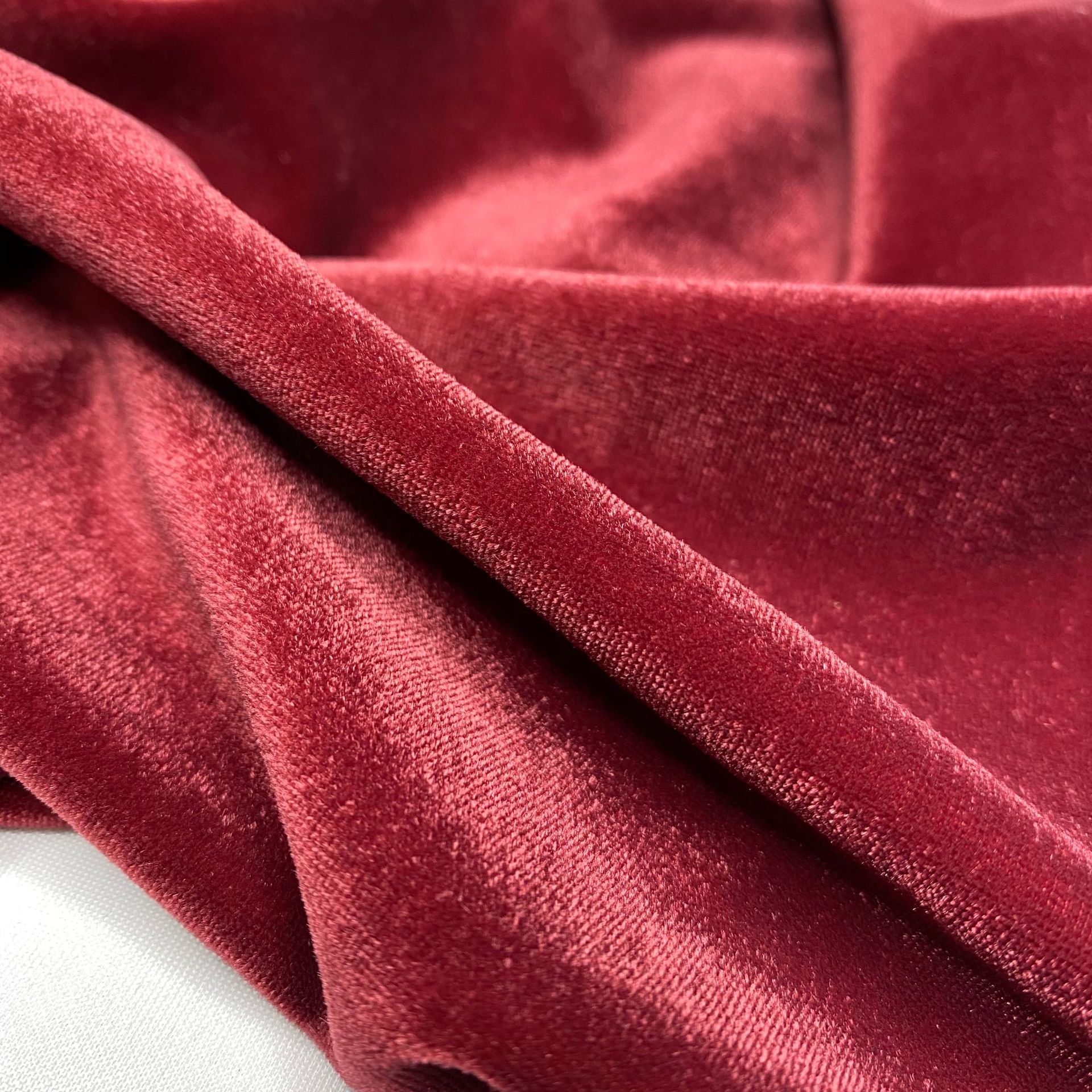 现货抗静电丝绒 南韩绒 哑光韩国绒面料 礼服连衣裙单面绒布料