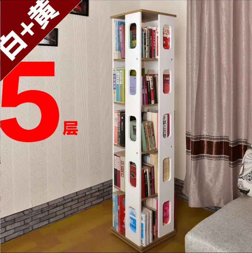 初心小店2021新款德国工艺旋转书架360度书柜全新升级藏书百本