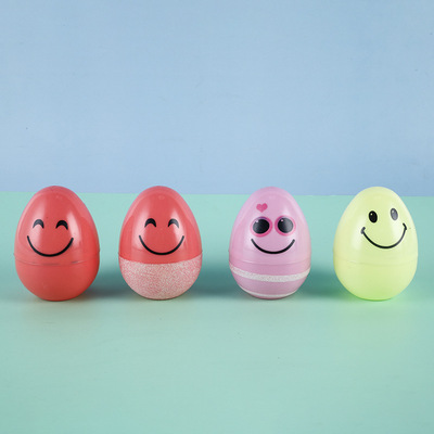 复活节鸡蛋 儿童奇趣蛋 亚马逊惊喜扭蛋 笑脸开口糖果蛋 塑料彩蛋