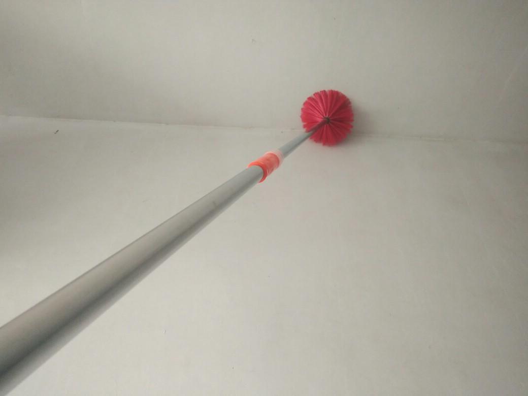 Roof Cleaning Brush Ceiling Brush Lengthened Retractable Lengthened Roof Dust Removal Broom Spider Web Brush 0766