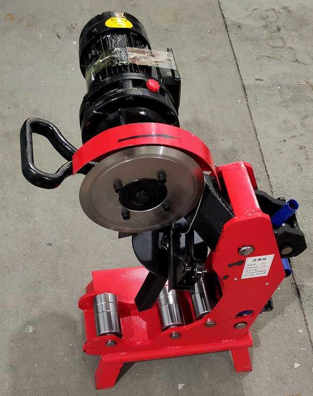 消防管道液压切管机 无毛刺镀锌管割管机 滚槽机开孔机电动切管机