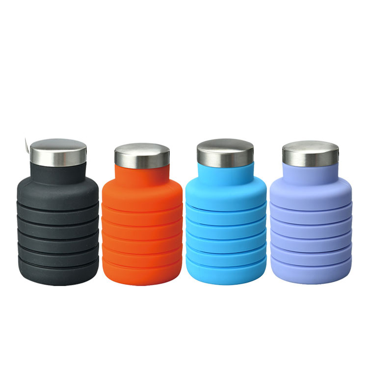 Silicone Cup Retractable Water Bottle Foldable Water Cup Outdoor Sports Travel Portable Water Bottle Water Cup Portable Cup Water Bottle