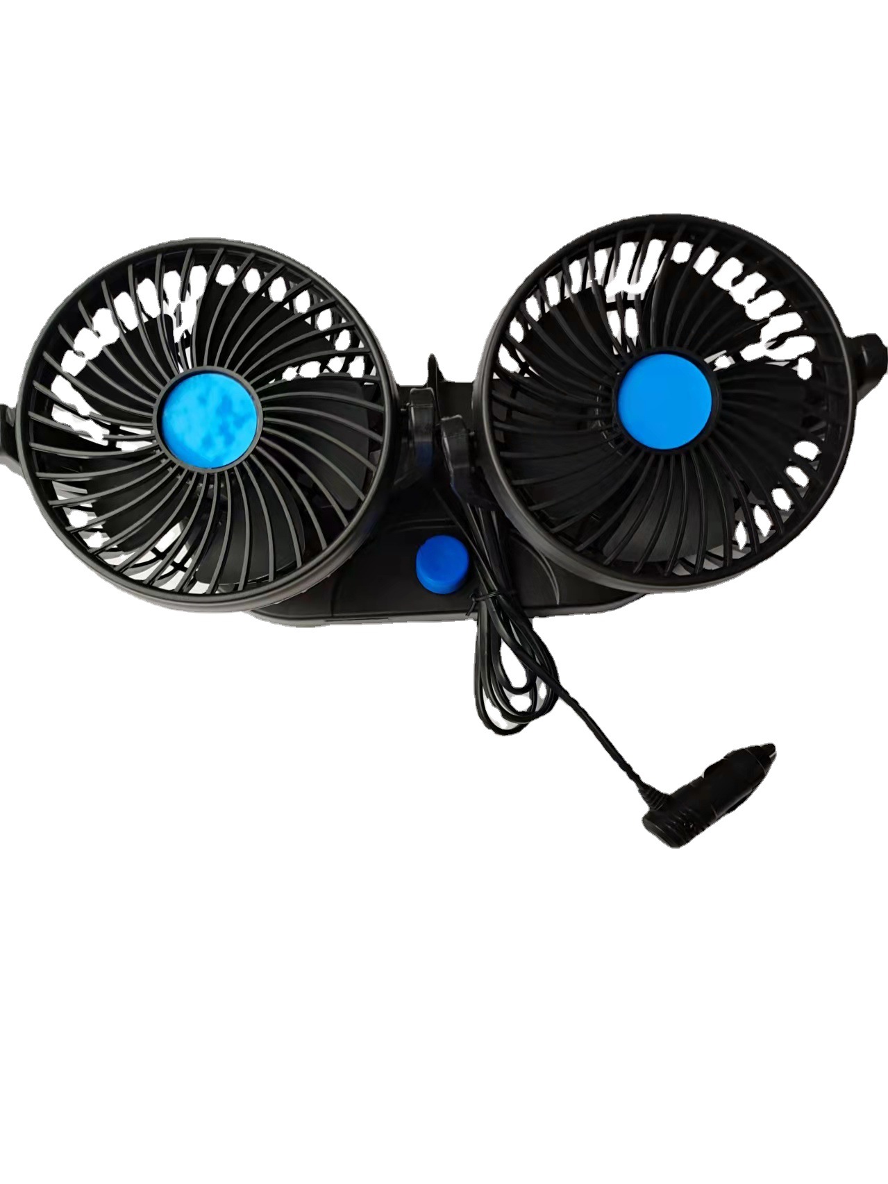 车载双头风扇 12v.24v5寸双头电风扇 家用小轿车大货车 车用风扇