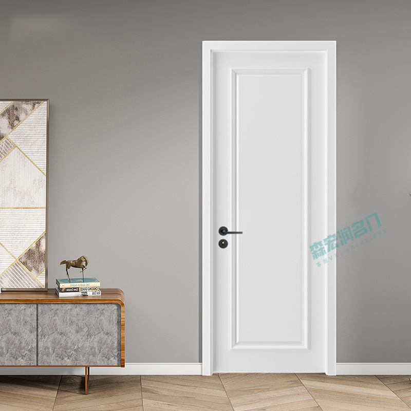 北京家用卧室门套装门实木烤漆门室内木门房间门轻奢法式门批发