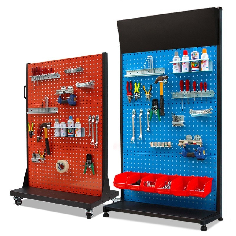 工具挂板五金工具架置物料架收纳架挂钩移动工具展示架洞洞板货架