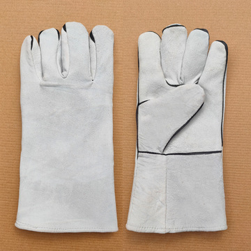 电焊手套劳保手套焊工焊接防护隔热抗磨防飞溅防火花双层羊皮日常