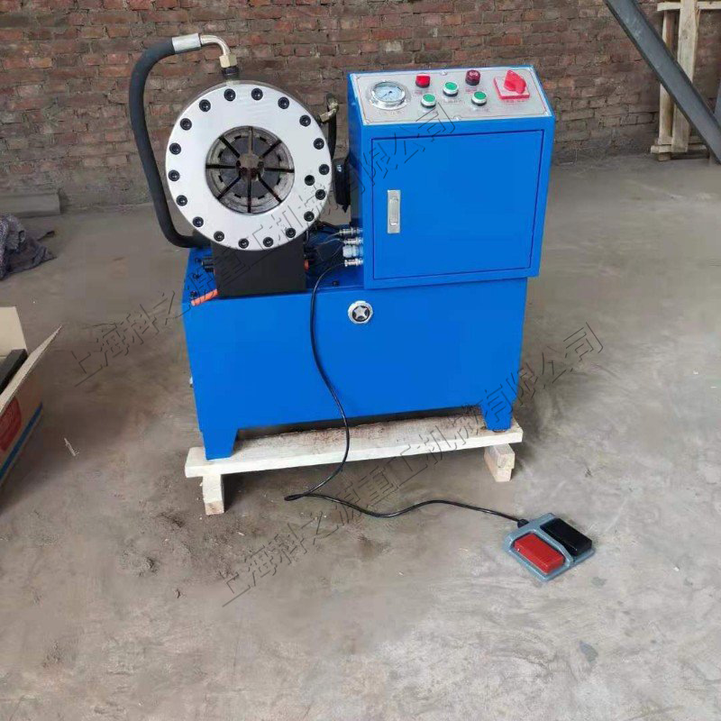 产地货源 胶管油管扣压机 油田行业钢管缩管机 小型钢管对接机