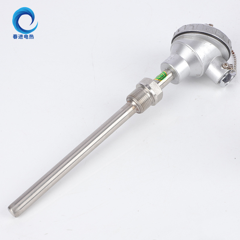 wrn-230/231固定螺纹热电偶k型装配式热电偶测温棒 0-1300度200度热电