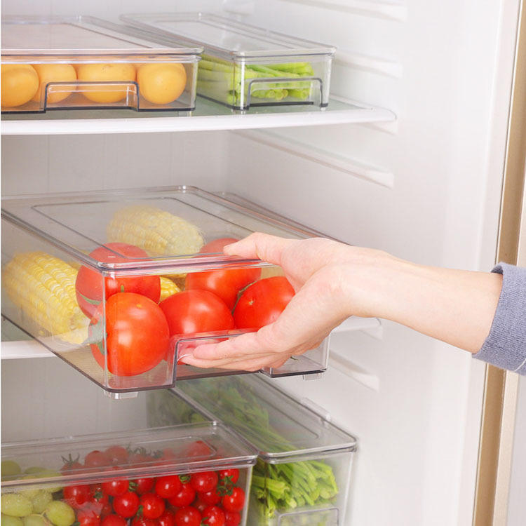 大容量冰箱收纳盒厨房食物蔬菜保鲜冷冻收纳盒五谷盒子果蔬收纳盒