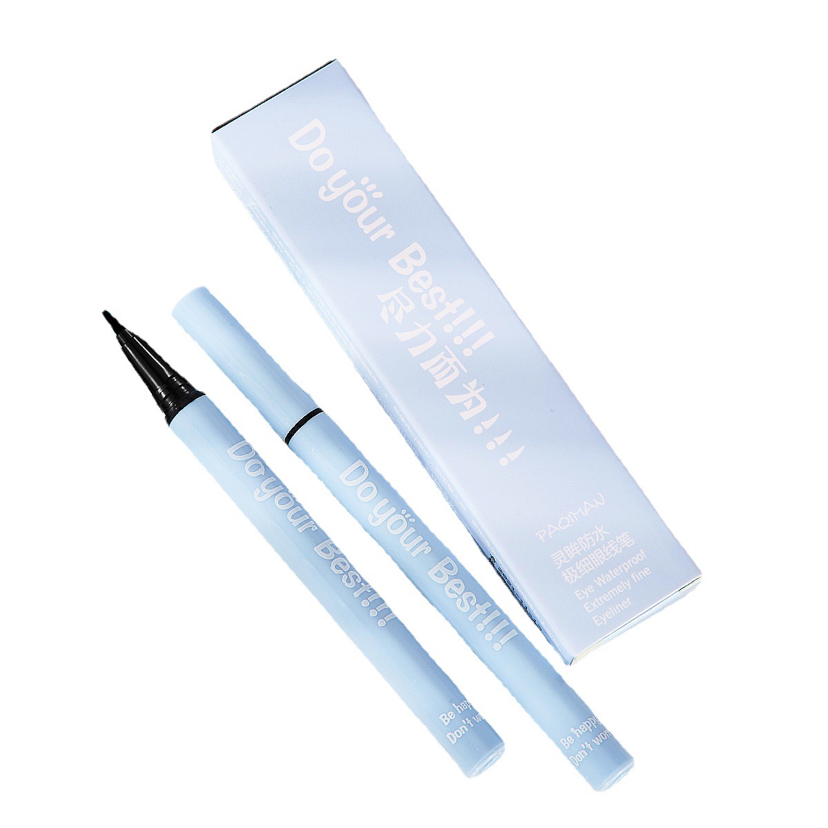 帕琪嫚软头少女学生平价眼线不易晕染黑棕初学者海绵头眼线笔1792