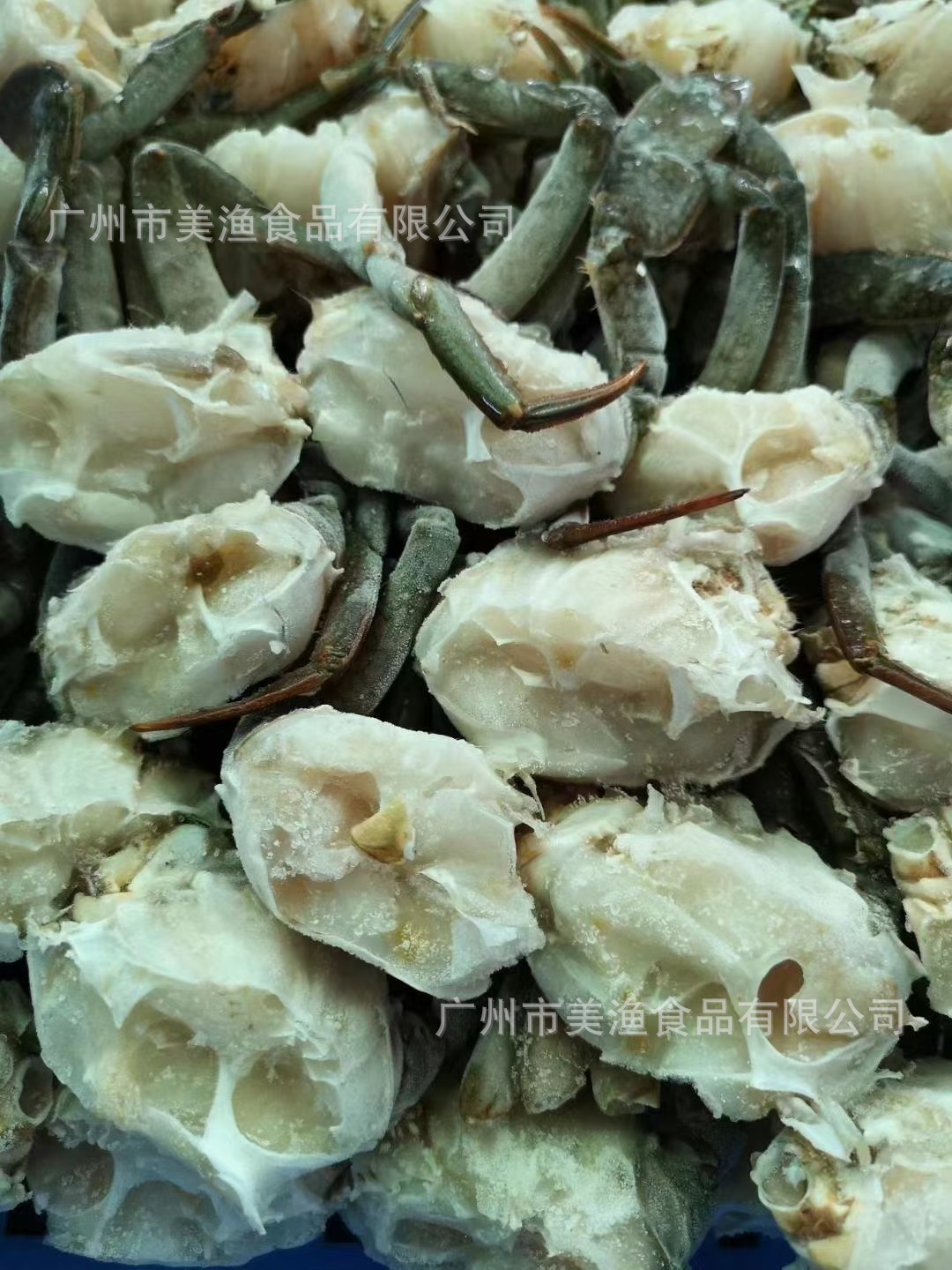 青蟹排膏蟹缅甸母蟹孟加拉青蟹块餐饮螃蟹肉香辣冻蟹大约 16kg/件