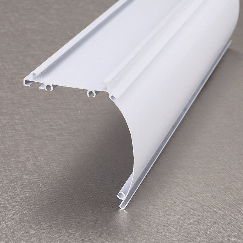 窗帘轨道柔纱帘罩窗帘盒三件套加厚柔纱帘盒子u型下梁梅花圆管