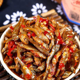 香辣小鱼仔湖南特产农家开味下饭菜剁椒柴火鱼辣椒酱火培鱼拌饭酱