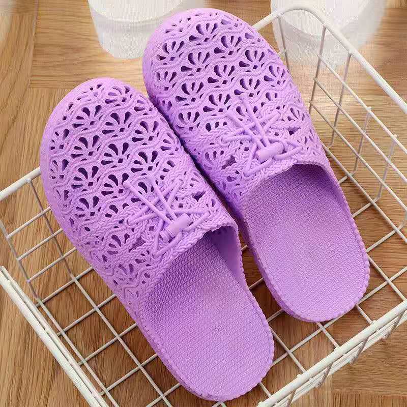 2021 New Closed Toe Women's Sandals PVC Wholesale Non-Slip Breathable Coros Shoes Home Anti-Collision Soft Bottom Slippers for Women