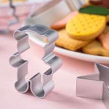 铝合金烘焙饼干模具可进烤箱饼干模动物方形手工切饼干diy模其他