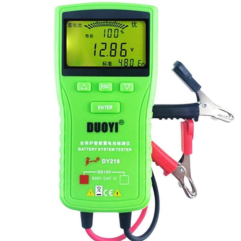 24v多一dy218a电瓶检测仪器汽车蓄电池测试仪容量分析器表升级款