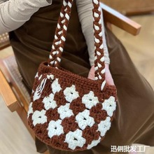 标价500克的价格 日本包芯亚麻粗硬挺包包玩偶钩针编织线包邮