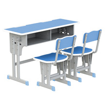 厂家自供学校课桌椅儿童凳可升降双人课桌椅儿童书桌学习桌现货