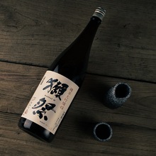 1800ml日式清酒瓶玻璃瓶空瓶烧酒瓶棕色1.8升纯米酒瓶带防伪盖